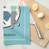 Swing Dance Geschirrtuch (Viertel Falte)