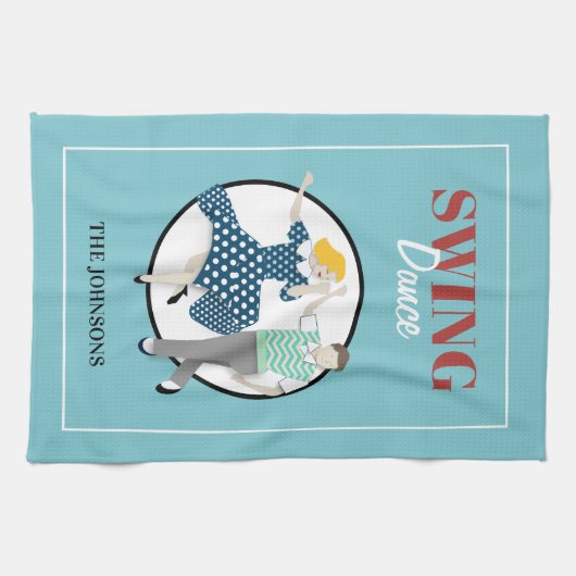 Swing Dance Geschirrtuch (Horizontal)