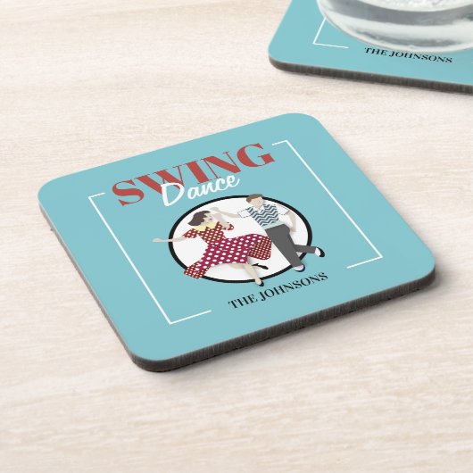 Swing Dance Getränkeuntersetzer (Linke Seite)