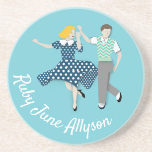 Swing Dance Getränkeuntersetzer