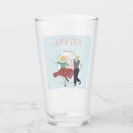 Swing Dance Glas (Rückseite)