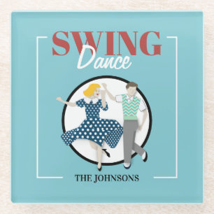 Swing Dance Glasuntersetzer