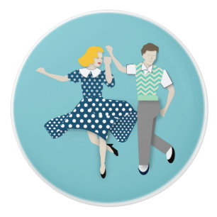 Swing Dance Keramikknauf