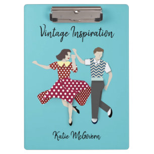 Swing Dance Klemmbrett