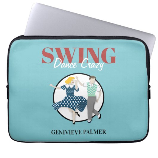 Swing Dance Laptopschutzhülle (Vorderseite)