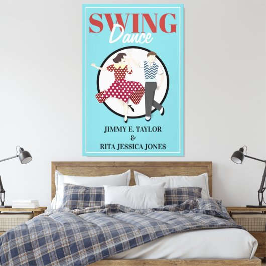 Swing Dance Leinwanddruck (Insitu (Schlafzimmer))