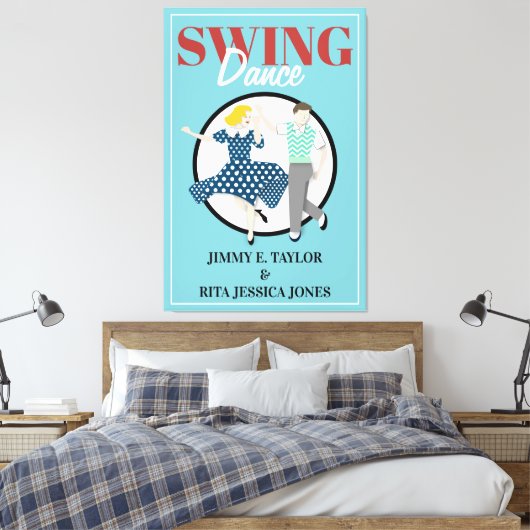 Swing Dance Leinwanddruck (Insitu (Schlafzimmer))