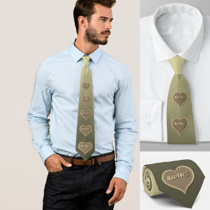 Swing Dance Liebe Herzlich Willkommen Krawatte