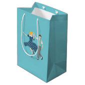 Swing Dance Mittlere Geschenktüte (Rückseite Schrägansicht)