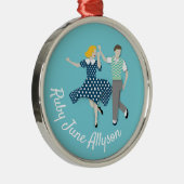 Swing Dance Ornament Aus Metall (Rechts)