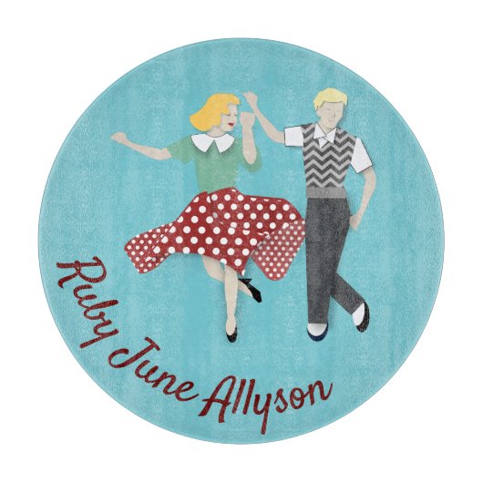 Swing Dance Schneidebrett (Vorderseite)