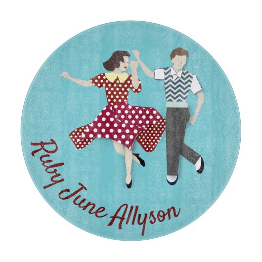 Swing Dance Schneidebrett (Vorderseite)