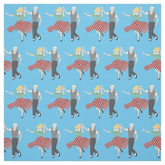 Swing Dance Stoff (Muster)