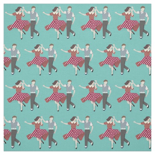 Swing Dance Stoff (Muster)