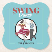 Swing Dance Untersetzer (Vorderseite)