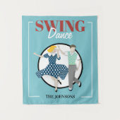 Swing Dance Wandteppich (Vorderseite)