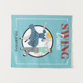 Swing Dance Wandteppich (Vorderseite (Horizontal))