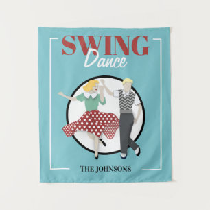 Swing Dance Wandteppich