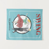 Swing Dance Wandteppich (Vorderseite (Horizontal))