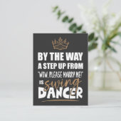Swing Dancer ist das Ultimate in Appeal. Fun Gift Postkarte (Stehend Vorderseite)