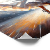 Swing Dancing Ballroom Tanztanz Tanz Poster (Ecke)