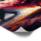 Swing Dancing Ballroom Tanztanz Tanz Poster (Ecke)