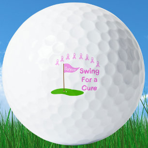 Swing For a Cure Brustkrebsbewusstsein Golfball