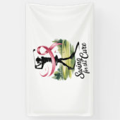 Swing for Cure Golf Breast Cancer Banner (Vertikal)