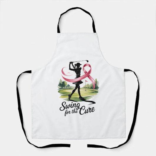 Swing for Cure Golf Breast Cancer Schürze (Vorderseite)