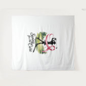 Swing for Cure Golf Breast Cancer Wandteppich (Vorderseite (Horizontal))