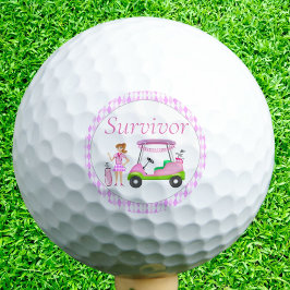 Swing for Pink Golf Outfit Breast Cancer Awareness Golfball