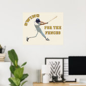 Swing für die Zäune Poster (Heimbüro)