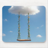 Swing Hanging From a Cumulus Cloud Mousepad (Vorne)