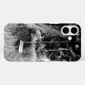 Swing in einem alten Baum Schwarz-Weiß Case-Mate iPhone Hülle (Rückseite (Horizontal))