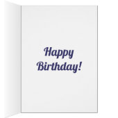 Swing King | Amerikanische Flagge | Geburtskarte (Innen (Rechts))