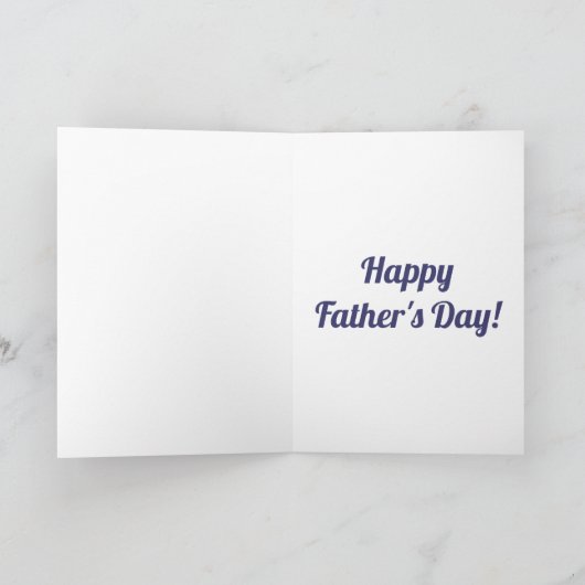 Swing King | Amerikanische Flagge | Vatertag Karte (Innenseite)