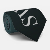 Swing music dance outfit für men klassisch schwarz krawatte (Gerollt)