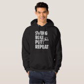 Swing Roll Putt Repeat Player   Women Golf   Hoodie (Vorne ganz)