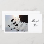 Swing Roundabout - Vielen Dank Dankeskarte (Vorne/Hinten)