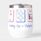 Swing, Sip, Mahjong / Golf-Themen-Mahjong-Party (Vorderseite)