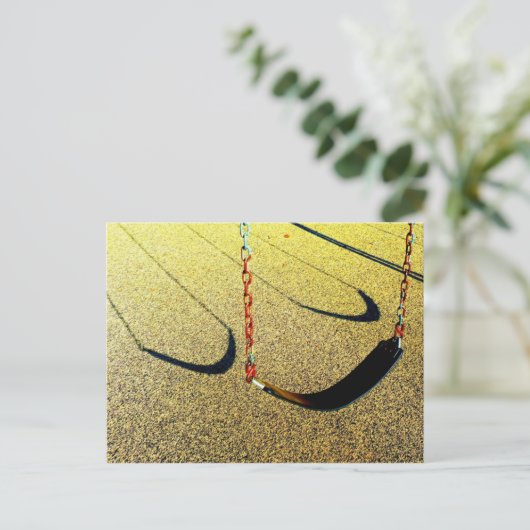 Swing Smile Postkarte (Stehend Vorderseite)