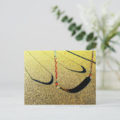 Swing Smile Postkarte (Stehend Vorderseite)