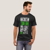 Swing Swear suchen nach Ball Repeat Golf T-Shirt (Vorne ganz)