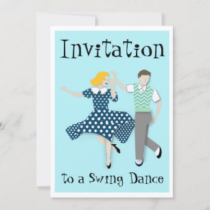 Swing-Tanz Einladung
