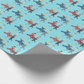 Swing-Tanz Geschenkpapier (Ecke)