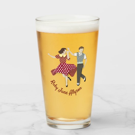 Swing-Tanz Glas (Vorne (Gefüllt))
