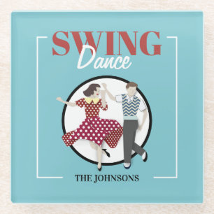 Swing-Tanz Glasuntersetzer