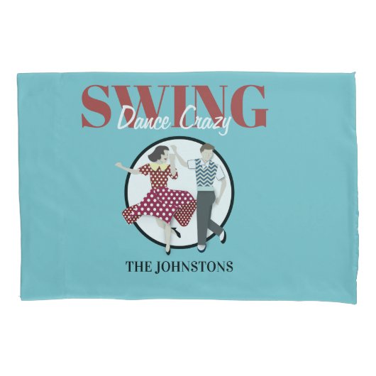 Swing-Tanz Kissenbezug (Vorderseite)