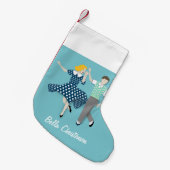 Swing-Tanz Kleiner Weihnachtsstrumpf (Vorderansicht (hängend))