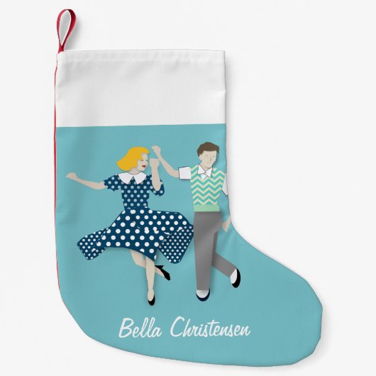 Swing-Tanz Kleiner Weihnachtsstrumpf (Vorderseite)